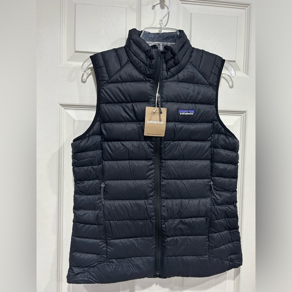 Patagonia Jackets & Blazers - Patagonia Women's Large Down Sweater Vest Puffer Puff Black NWT Insulated Goose